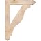 Ekena Millwork Funston Arts and Crafts Smooth Bracket w/ Offset Brace, Douglas Fir, 7 1/2"W x 36"D x 48"H BKT0806X36X48FST03SDF - alternate 4